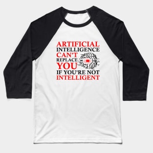 Artificial Intelligence Algorithm Programmer AI Developer Baseball T-Shirt